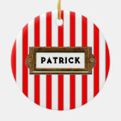 ピンポンクリスマスパーティー賞 セラミックオーナメント (裏面)