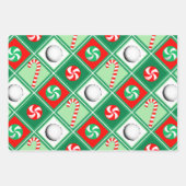 ピンポンクリスマスホリデー ラッピングペーパーシート (正面2)