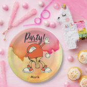 ピンポンダビングテーブルテニスおもしろいパーティー   ペーパープレート (パーティー)