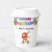 ピンポンダビングテーブルテニスパーティー  紙コップ (正面)