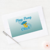 ピンポンチック#3 長方形シール (封筒)