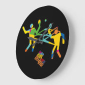 ピンポンテニスデメサ1988 ラージ壁時計 (傾斜)