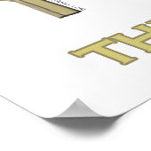 ピンポンテーブルを実行 ポスター (角)