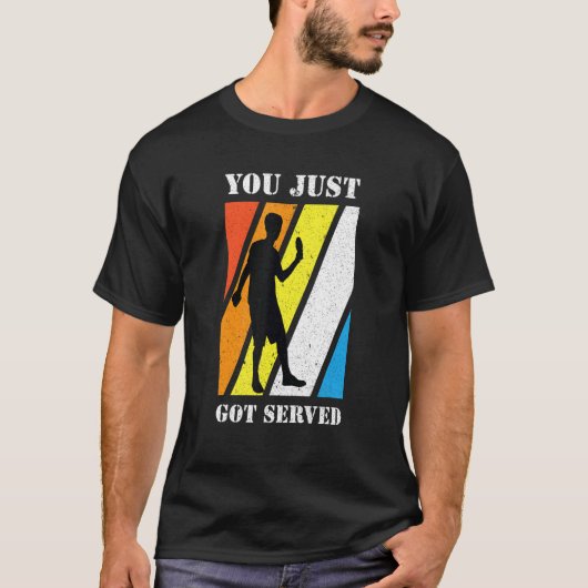 ピンポンテーブルテニスこうもり Tシャツ (正面)