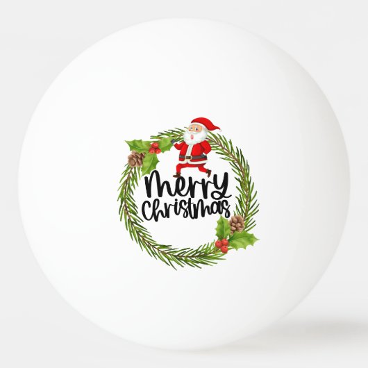 ピンポンテーブルテニスのためのクリスマスパーティー 卓球ボール (正面)