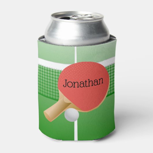 ピンポンテーブルテニスデザイン クール 缶クーラー (缶正面)