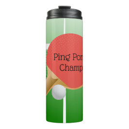 ピンポンテーブルテニスデザイン タンブラー
