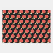 ピンポンテーブルテニスデザイン ラッピングペーパーシート (正面2)