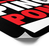 ピンポンテーブルテニスピースラブピンポン ポスター (角)