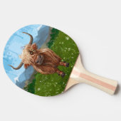 ピンポンハイランド牛 卓球ラケット (横)