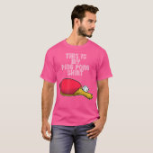 ピンポンホビーテーブルテニス引用文 Tシャツ (正面フル)