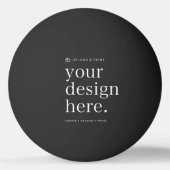 ピンポンボールアップデザイン 卓球ボール (正面)