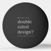 ピンポンボールアップデザイン 卓球ボール (裏面)