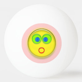 ピンポンボール – ピンクのサン顔驚き