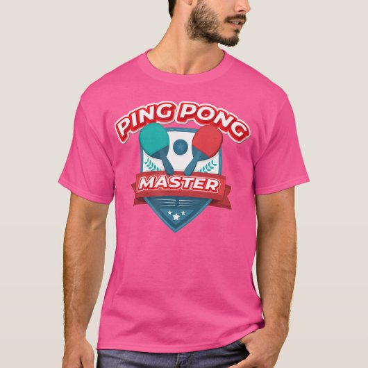 ピンポンマスターテーブルテニス Tシャツ (正面)