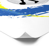 ピンポン三色エンブレム ポスター (角)