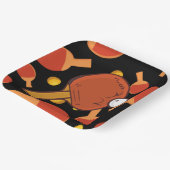 ピンポン卓球の誕生日パーティー ペーパープレート (傾斜あり)