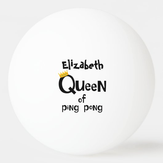 ピンポン女王 卓球ボール (正面)