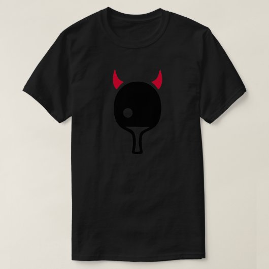 ピンポン悪魔 Tシャツ (デザイン正面)