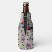 ピンポン抽象芸術アート ボトルクーラー (ボトル裏面)