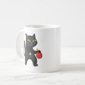 ピンポン猫 コーヒーマグカップ (正面左)