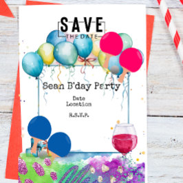 ピンポン誕生日パーティー救日付 招待状