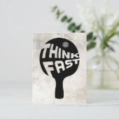 ピンポン速考え速 ポストカード (スタンド正面)