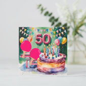 ピンポン50誕生日 カード (スタンド正面)