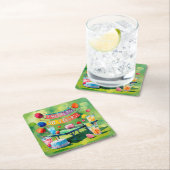 ピンポン50誕生日 スクエアペーパーコースター (インサイチュ)