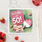 ピンポン50誕生日、 スタンダードランチョンナプキン (インサイチュ)