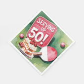 ピンポン50誕生日、 スタンダードランチョンナプキン (角)