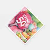 ピンポン50誕生日、 スタンダードランチョンナプキン (角)