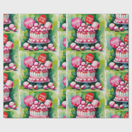 ピンポン50誕生日 ラッピングペーパー