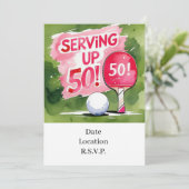 ピンポン50誕生日、 招待状 (スタンド正面)