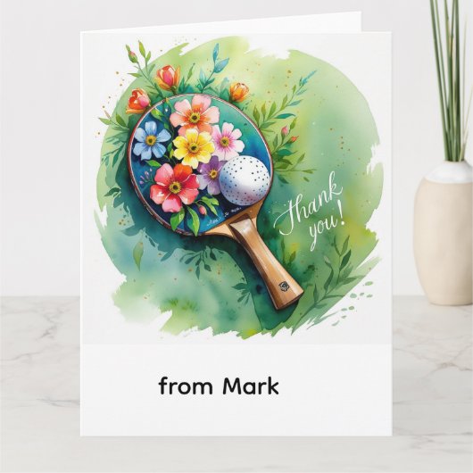 ピンポン サンキューカード (正面)