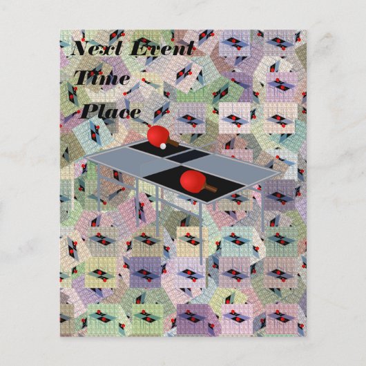 ピンポン、プロモーションフライヤー チラシ (正面)