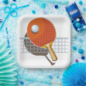 ピンポン ペーパープレート (パーティー)