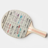ピンポン 卓球ラケット (横)