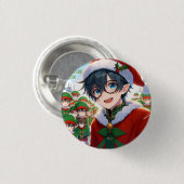 ピンミペルソナジェnavidad 缶バッジ (正面&裏面)