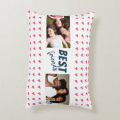 ピンモダンクハートパ最高のターンフレンズ2写真 アクセントクッション (裏面(縦))