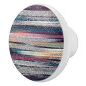 ピンモダンクブルー金ゴールドグリッターブラシスト絵を描ローク セラミックノブ (右)