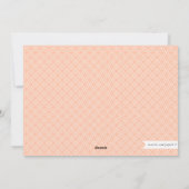 ピンモダンクミントホリデーフローラカスタムフォトカード シーズンカード (裏面)