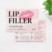 ピンモダンクリップフィラー・アフターケア指示カード (デスク)