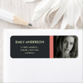 ピンモダンク・ブはっきりしたラックの個人写真の住所 ラベル (インサイチュ)