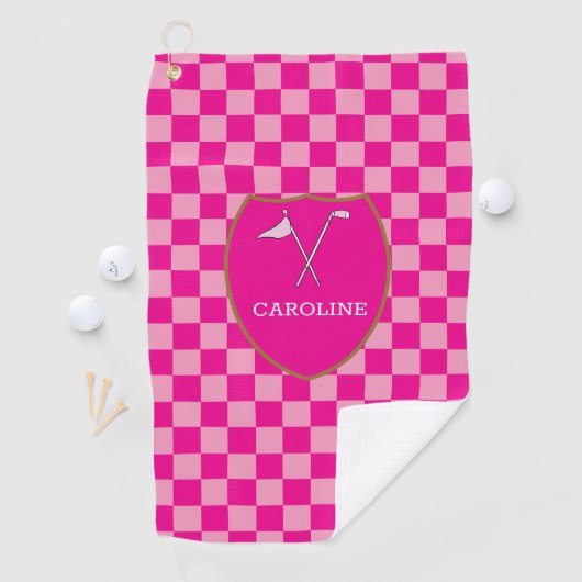 ピンモノグラムのクチェック&ゴルフクラブ&ゴルフフラグ ゴルフタオル (インサイチュ)