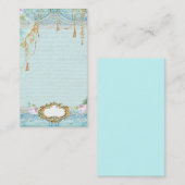 ピンレースのようクバラの名刺 名刺 (正面/裏面)