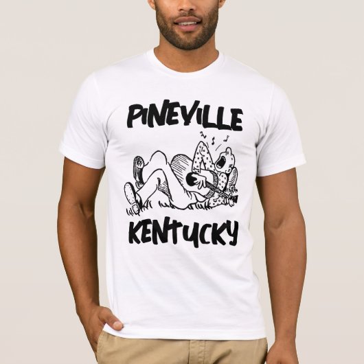 ピンヴィルおもしろいケンタッキーTシャツ Tシャツ (正面)