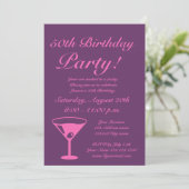 ピン保クのおしゃべりバースデーパーティ招待状 招待状 (スタンド正面)