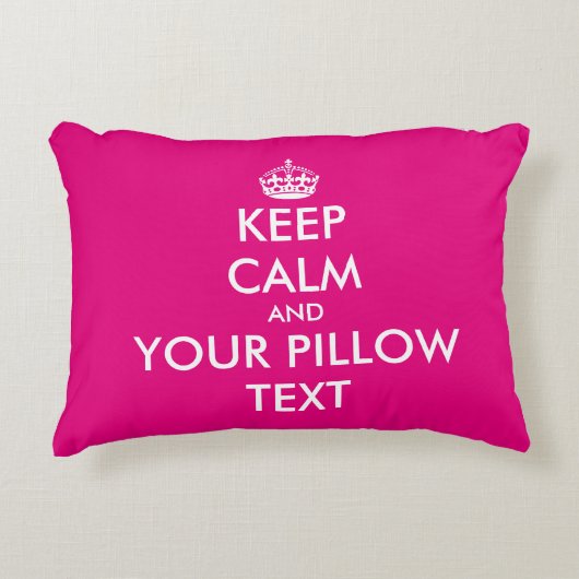 ピン保クの穏やかさとテキストの圧おもしろい縮 アクセントクッション (正面)