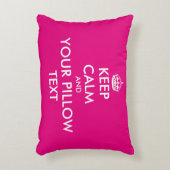 ピン保クの穏やかさとテキストの圧おもしろい縮 アクセントクッション (正面(垂直))